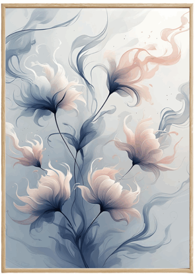 Plakat Eteryczne Kwiaty