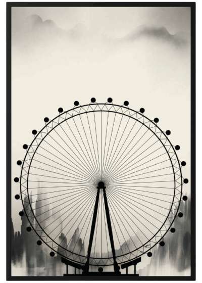 Plakat London Eye