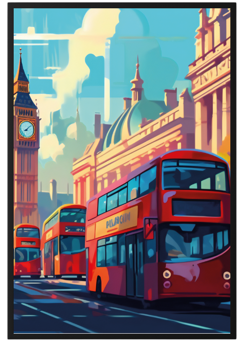 Plakat Londynu Kompozycja1