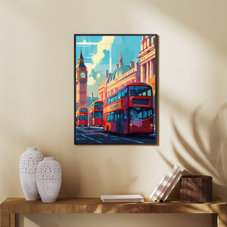 Plakat Londynu Kompozycja2