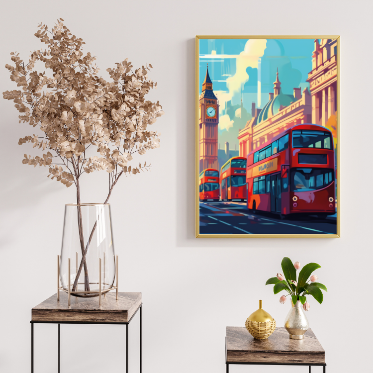 Plakat Londynu Kompozycja4