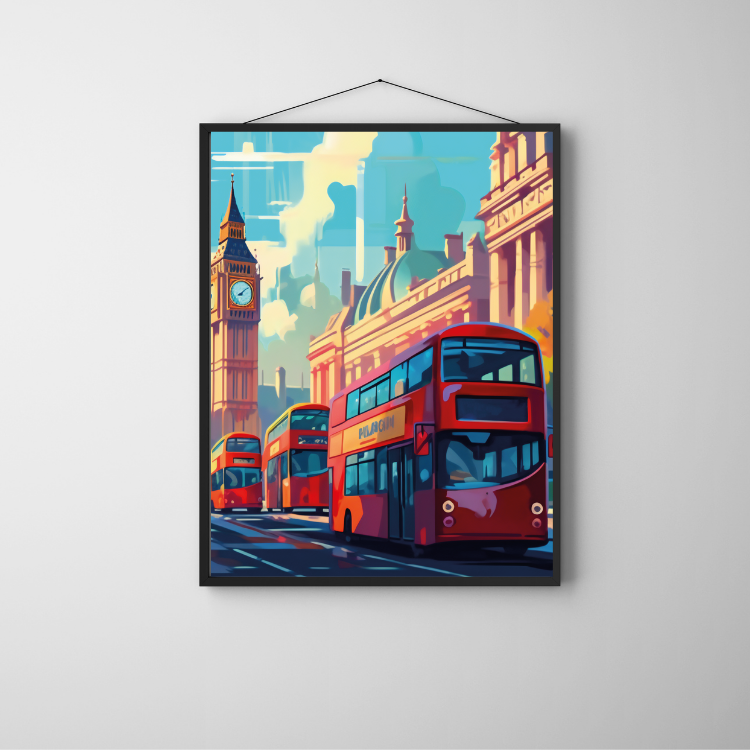 Plakat Londynu Kompozycja6