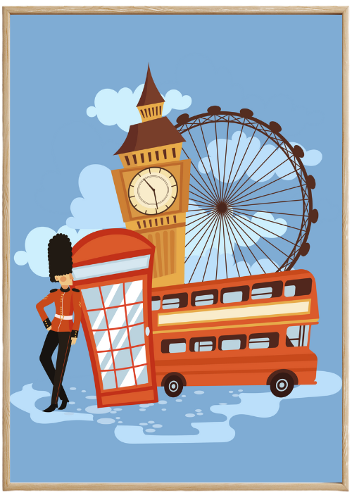 Plakat O Londynie Kompozycja1