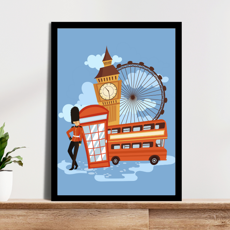 Plakat O Londynie Kompozycja4