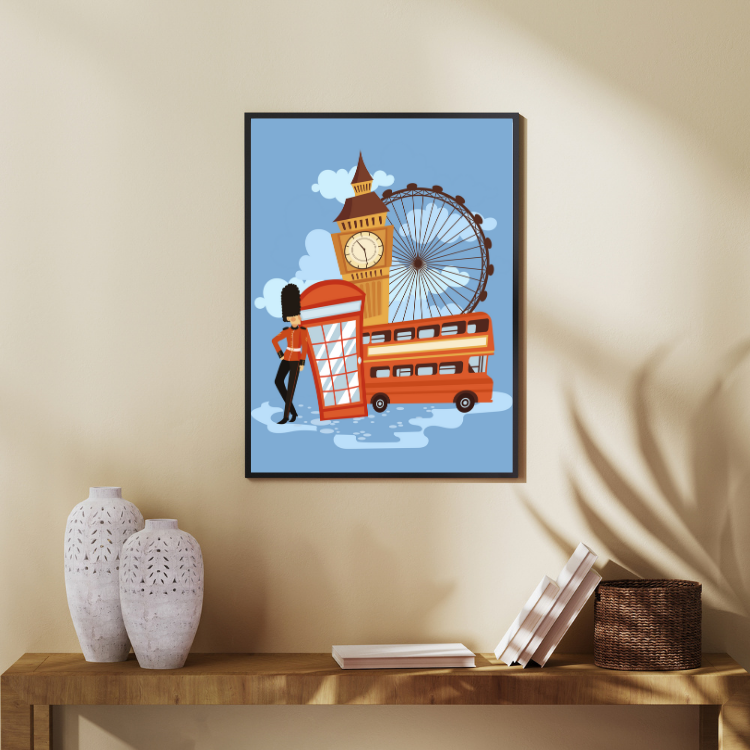 Plakat O Londynie Kompozycja6