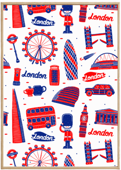 Plakat O Londynie Po Angielsku