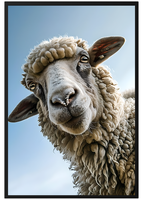 Plakat Uśmiechnięta Owca Kompozycja1