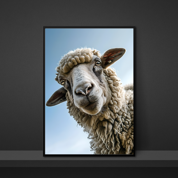 Plakat Uśmiechnięta Owca Kompozycja2