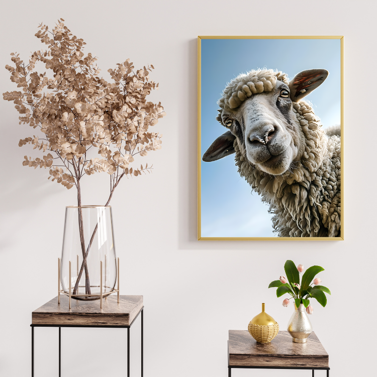 Plakat Uśmiechnięta Owca Kompozycja3