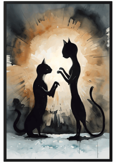 Plakat Zakochane Koty