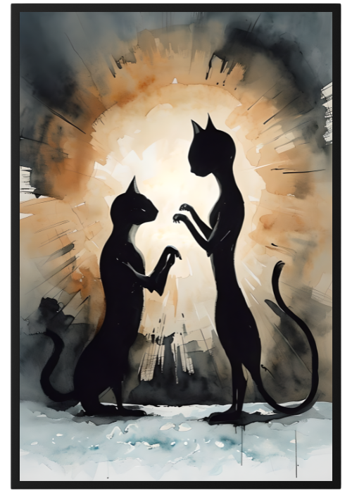 Plakat Zakochane Koty