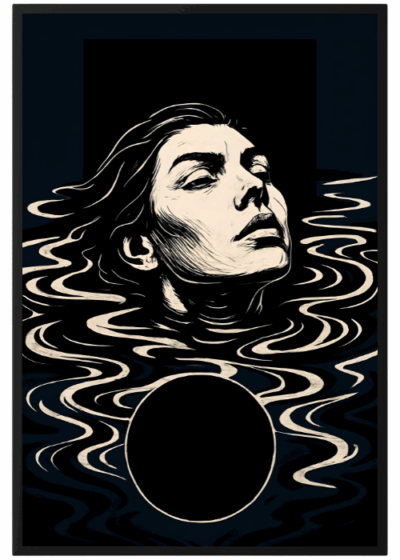 Plakat Zanurzona Twarz