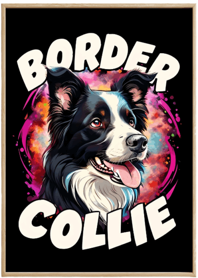 Plakat Border Collie