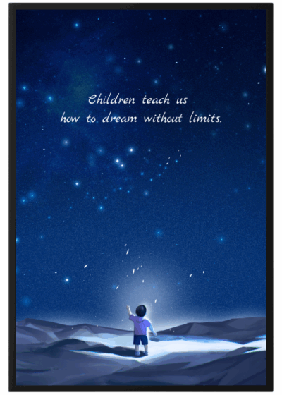 Plakat Children Teach Us