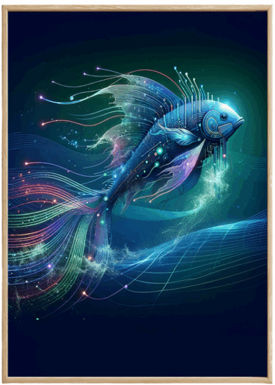 Plakat Cyber Ryba