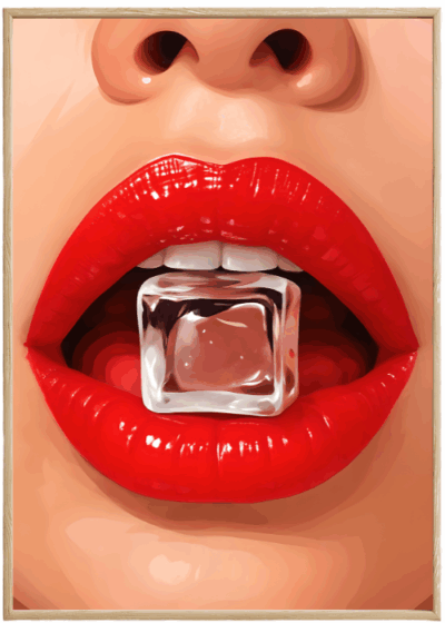 Plakat Czerwone Usta