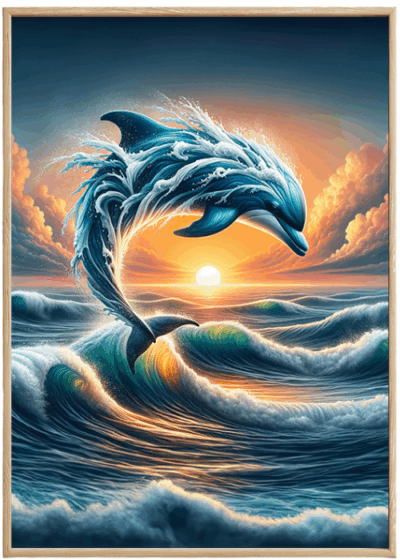 Plakat Delfin
