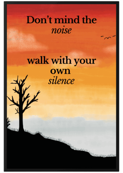 Plakat Don'T Mind The Noise