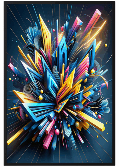 Plakat Dyfuzja Kształtów