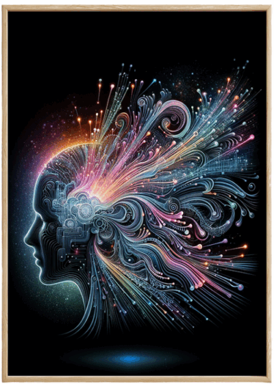 Plakat Eksplozja Mężczyzny