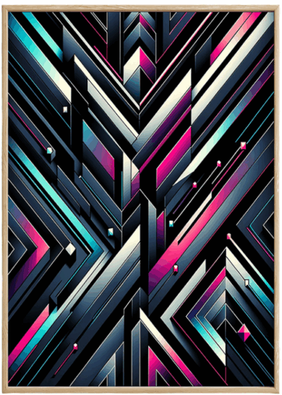 Plakat Geometryczne Wzory