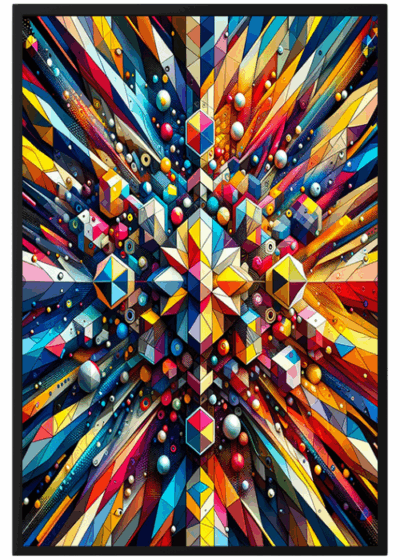 Plakat Kalejdoskop Kolorowy