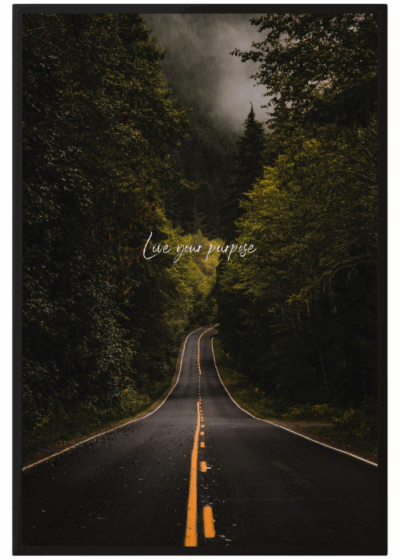 Plakat Live Your Purpose
