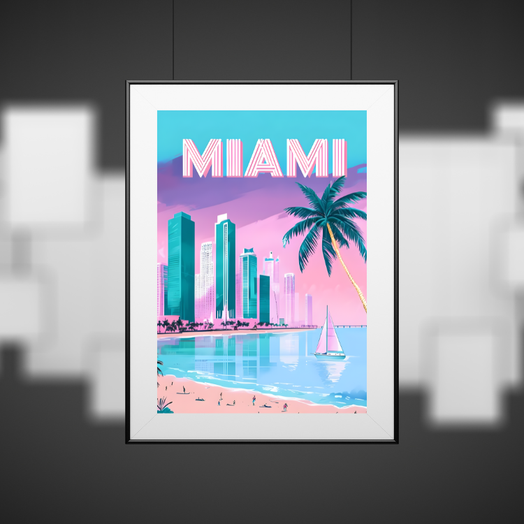 Plakat Miami Kompozycja2
