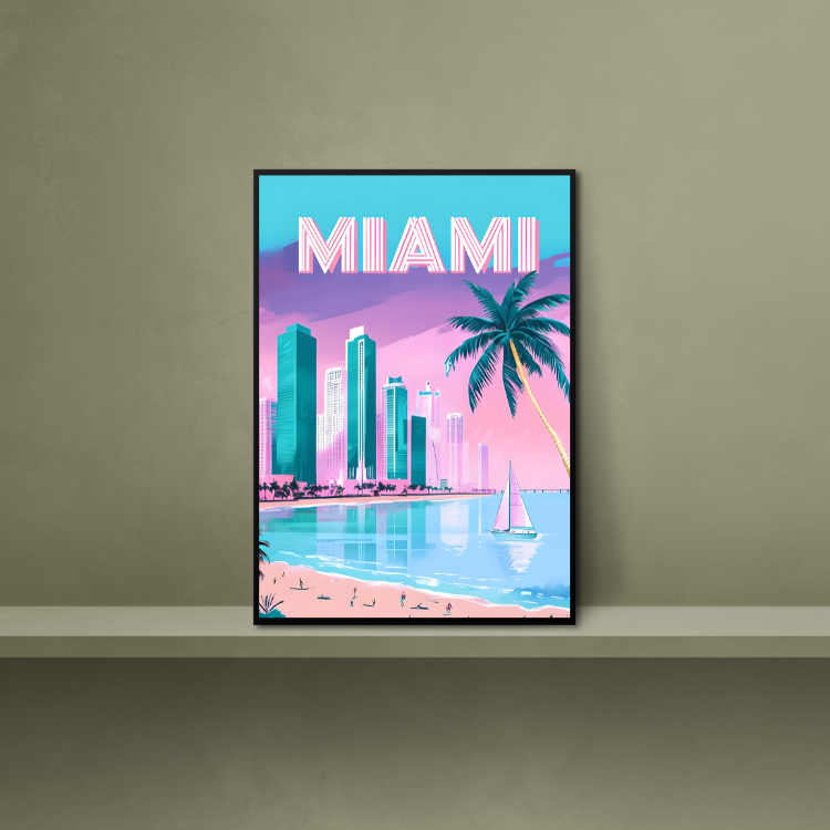 Plakat Miami Kompozycja4