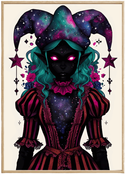 Plakat Mroczny Błazen