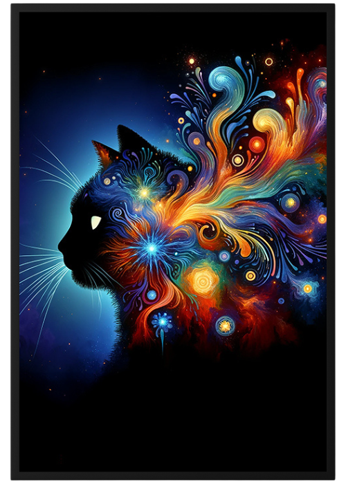 Plakat Obraz Kota Kompozycja1