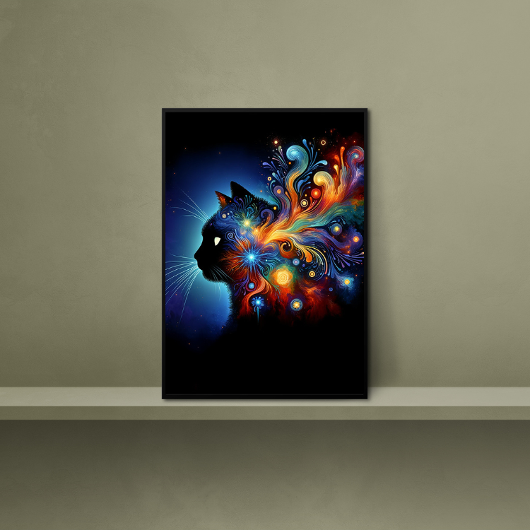 Plakat Obraz Kota Kompozycja2