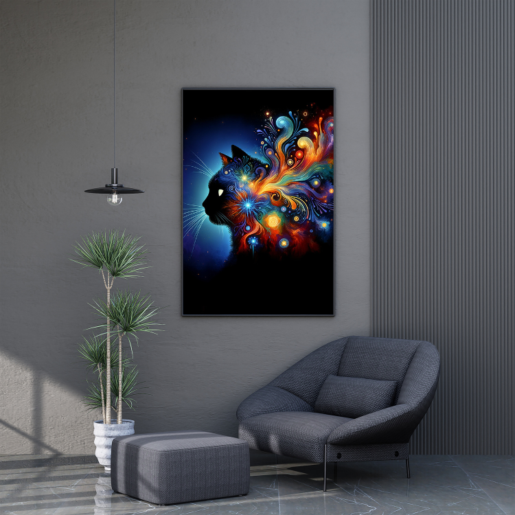 Plakat Obraz Kota Kompozycja3