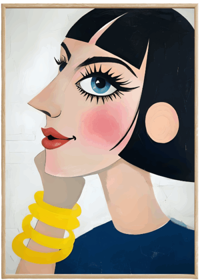 Plakat Ostra Kobieta