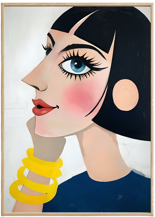 Plakat Ostra Kobieta