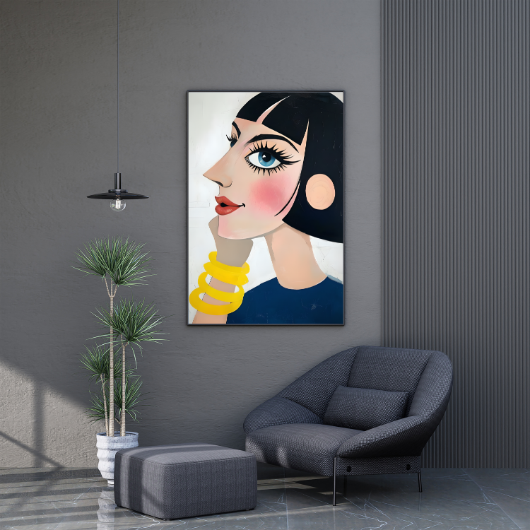 Plakat Ostra Kobieta Kompozycja3