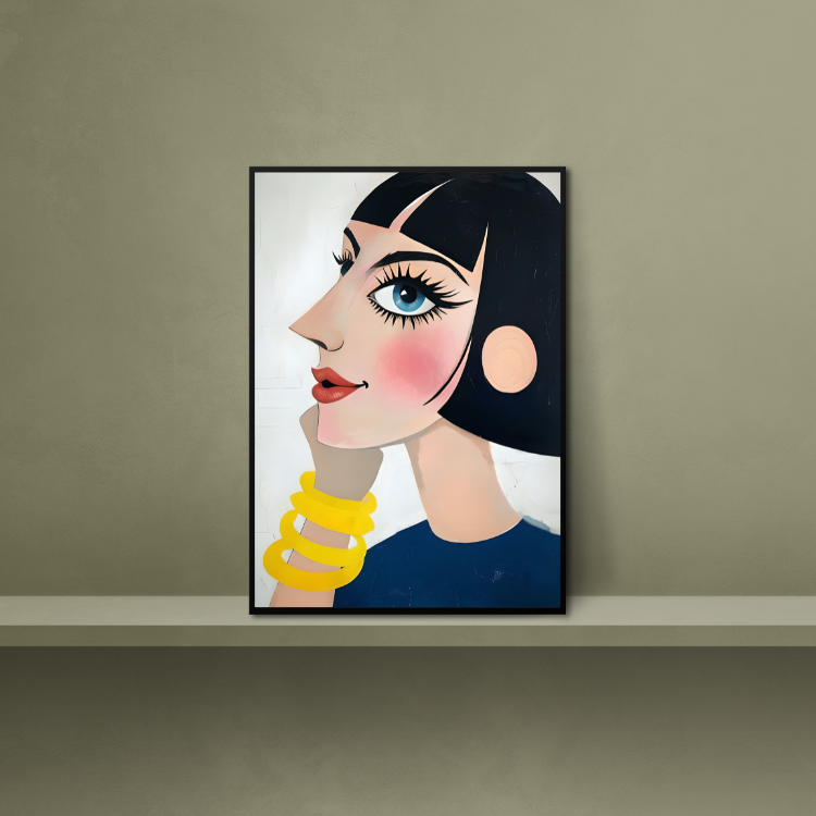 Plakat Ostra Kobieta Kompozycja4