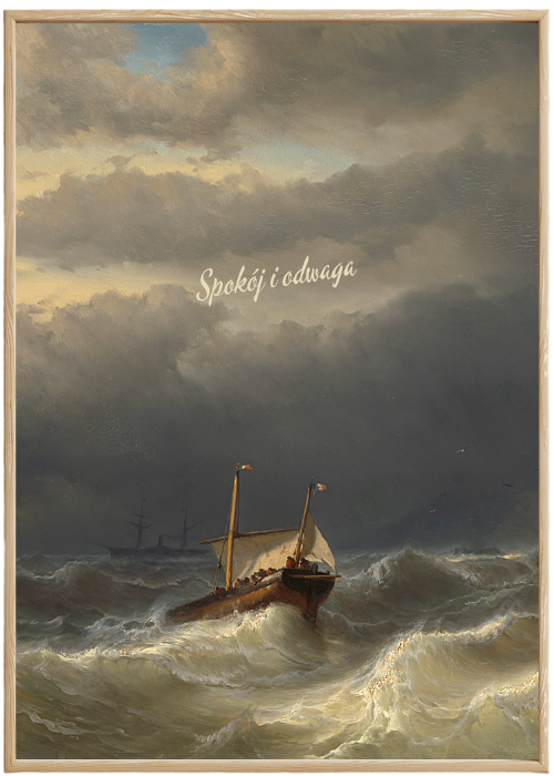 Plakat Spokój I Odwaga Kompozycja1