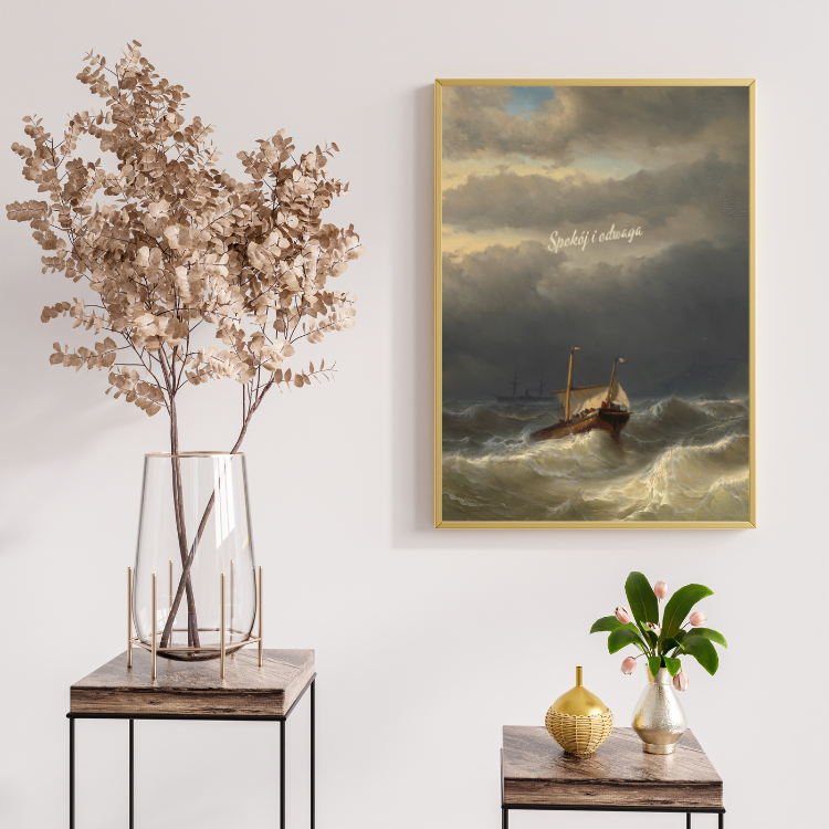 Plakat Spokój I Odwaga Kompozycja2