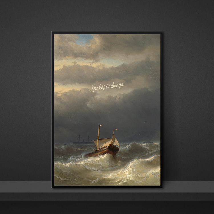 Plakat Spokój I Odwaga Kompozycja3
