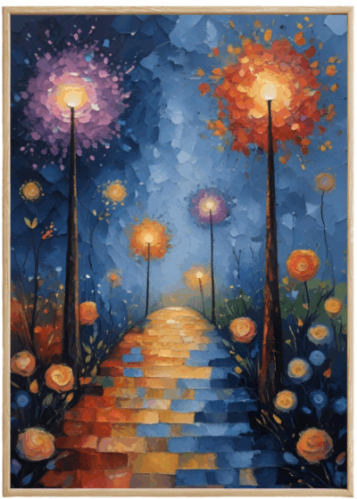 Plakat Świetlista Alejka