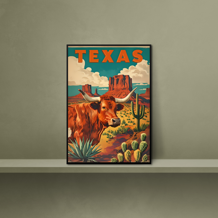Plakat Texas Kompozycja3