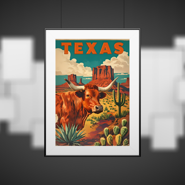 Plakat Texas Kompozycja4