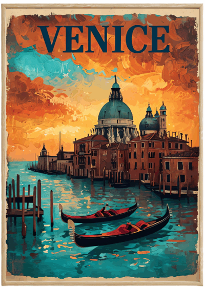 Plakat Wenecja Obraz