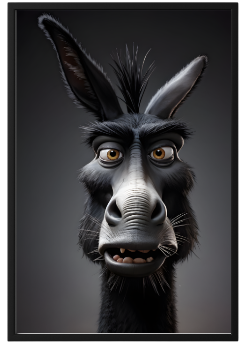 Plakat Czarny Osioł Kompozycja1