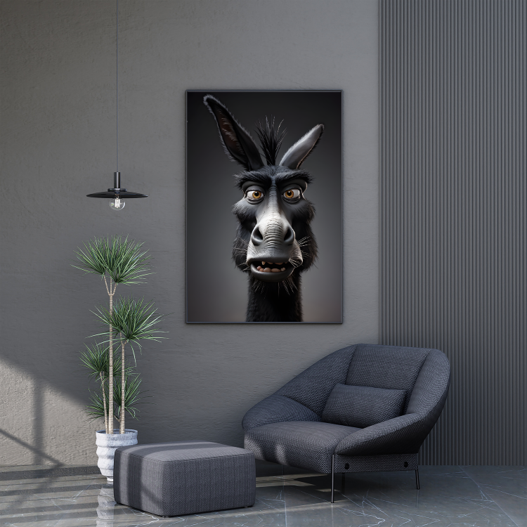 Plakat Czarny Osioł Kompozycja2