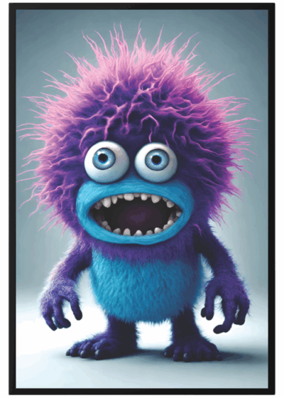 Plakat Futrzasty Stwór