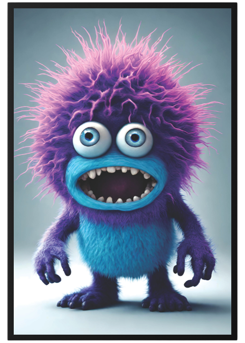 Plakat Futrzasty Stwór