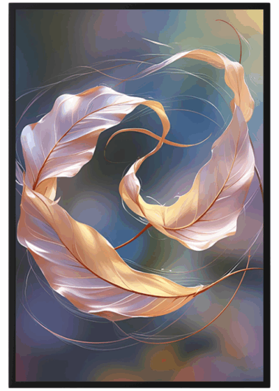 Plakat Liście Czy Pióra