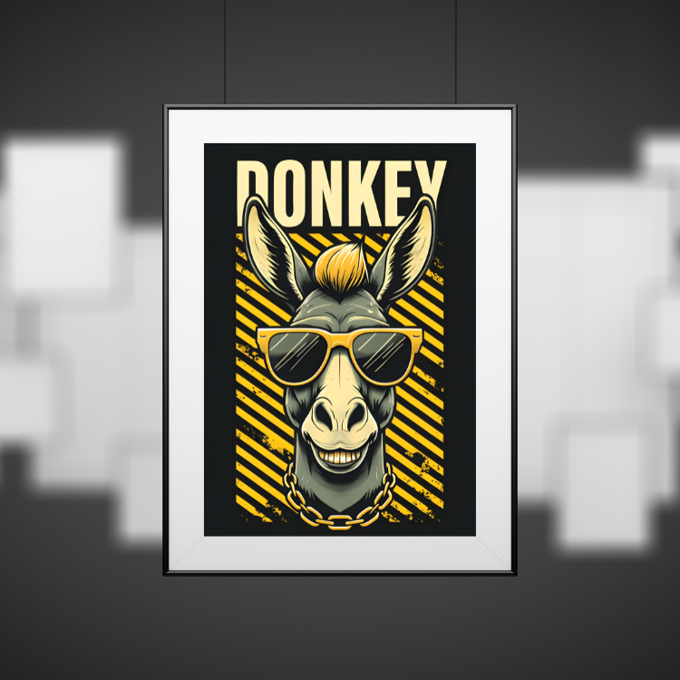 Plakat Osiołek Kompozycja3